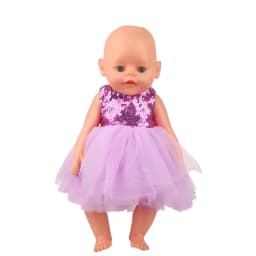 Lovely Princess Doll Dress Clothes For 43cm Baby New Born Doll Cute Bow Skirt For American 18 Inch&OG,Life Girl Dolls KId's Gift