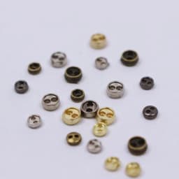 50PCS/Lot Mini Metal Buttons 3mm/4mm/5mm Handmade Buckle Cute DIY Doll Clothes Round Buttons Miniature Doll Clothes Accessories