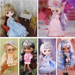 B Series Outfits for Blyth Doll Dress Cool Clothes Suit for 1/6 Azone BJD Icy Dbs