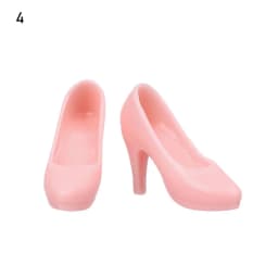 1 Pair 30cm Doll High-heel Shoe Fashion Female Doll Boots Plastic Doll Colorful High Heels Shoes 1/6 Dolls Accessories