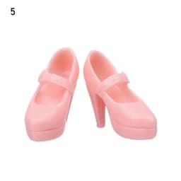 1 Pair 30cm Doll High-heel Shoe Fashion Female Doll Boots Plastic Doll Colorful High Heels Shoes 1/6 Dolls Accessories