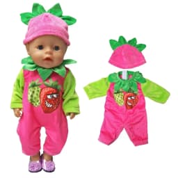 Doll Winter Clothes Fits for 17 Inch Baby Doll Kitty Outfit Set for 40cm Reborn Baby Doll Coat Hoodie Suit for Toy Wear