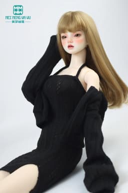 58-60cm 1/3 BJD Clothes Toy Spherical Joint Doll Accessories Fashion Knit Sling Slit Skirt