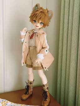 New bdj sd 1/4 CocoCat body ACGN anime comic resin body mold for girls bodies DIY toy birthday presentation