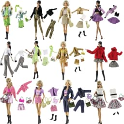1 Set Doll Clothes 1:6 Scale Dress Outfit for 11.5 inch 30cm Doll Many Style for Choice Gifts for Girls #1