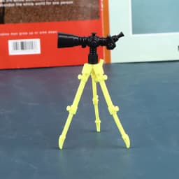 2pcs Doll Telescope Model Dollhouse Miniature Version Telescope DIY Doll Home Decor Accessories Baby Toys