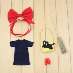 ICY DBS Blyth Doll outfit dress dress white shirt black pants red bow toy clothes