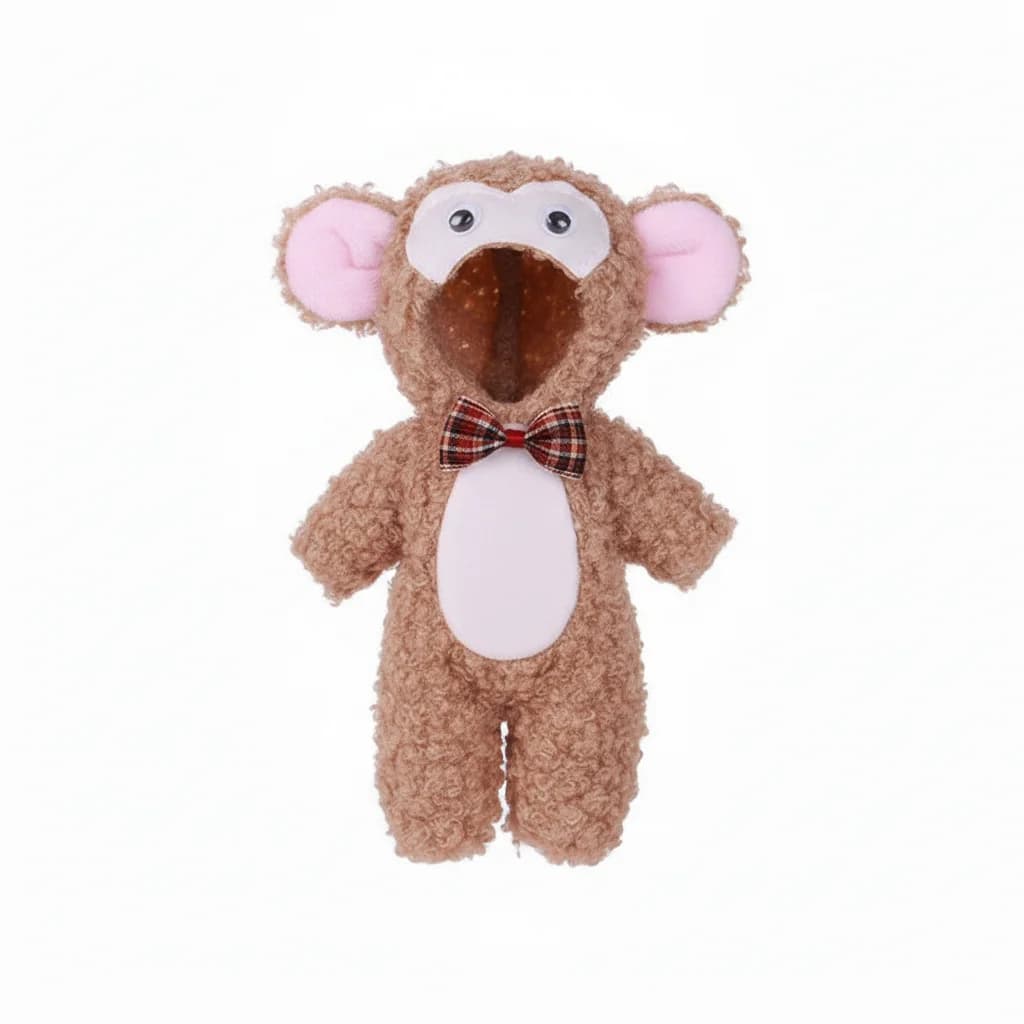 Cute Lace Doll Dress Top Jumpsuit Cartoon Animals Miniature Hat Suit For Ob11 16~17cm Doll Clothes Accessories