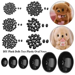 20/50pcs Crafts Plastic Oval Noses For Plush Dolls Toys For DIY Bear Animals Buttons Toys DIY Doll Safety Noses Accessories