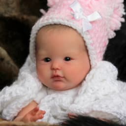 10inch Unfinished Mini Reborn Doll Kit Mina Mini Doll Parts with Body and eyes