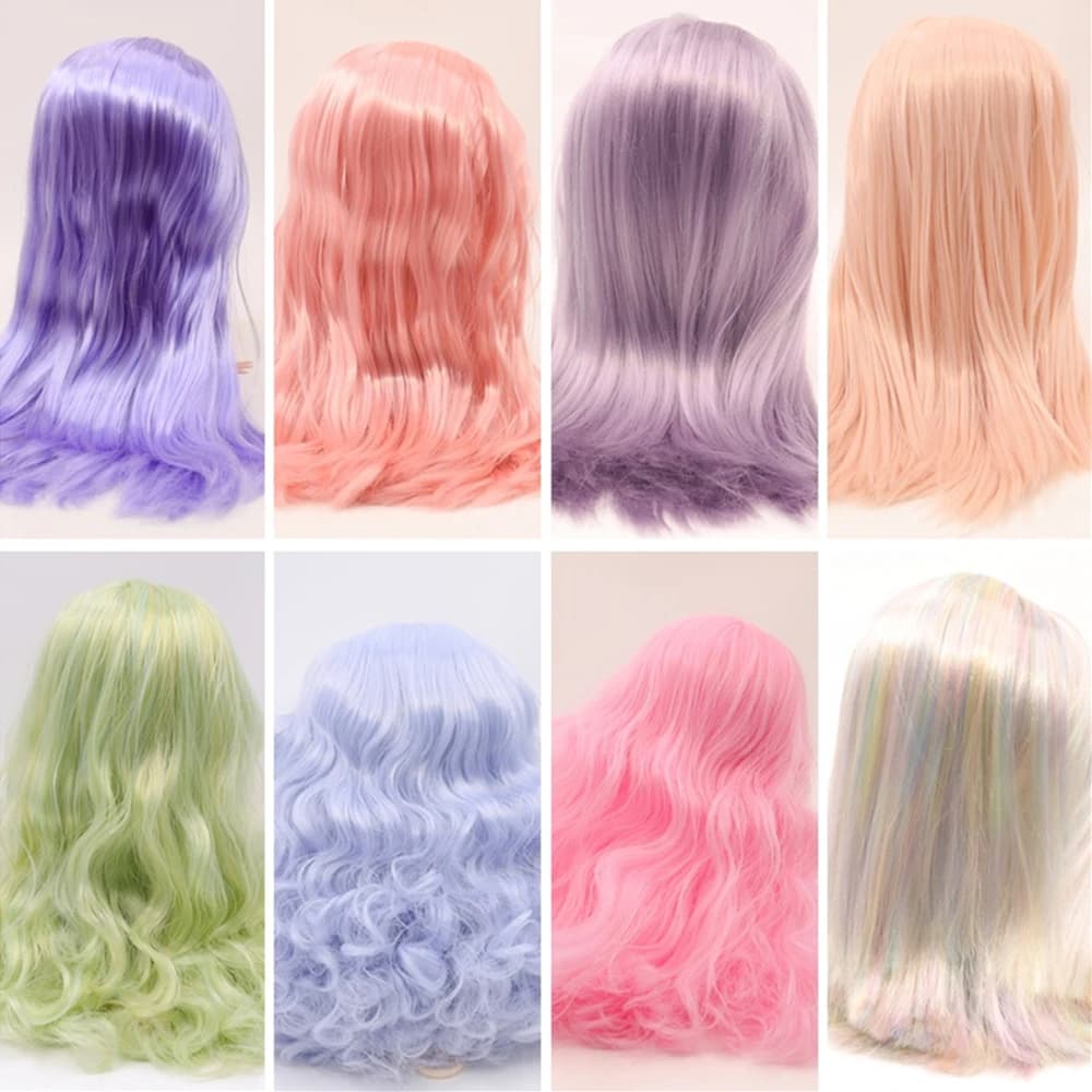 RBL ICY DBS Blyth Doll Scalp Hair Wigs Including Hard Endoconch Dome OB24 ANIME GIRL
