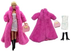 1 Set Doll Clothes Fashion Uniforms Cool Super Model Sweater Suit+Shoes for 11.5 Inch 30cm Doll Kids or Birthday Gift
