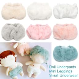 20cm Cotton Doll Small Underwear With Hairy Doll Short Pants Knickers Pants Doll Underpants idol Dolls gift DIY Toys