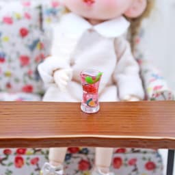 1Pcs 1:6/1:12 Doll House Miniature Toy Cocktail Drinks Model Doll Toys Dollhouse Accessories For Dollhouse Kitchen Decro