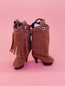 Tilda 2.5cm Mini Doll Boots for Blythe Dolls Toy,Cute High Heel Shoes for Azone Obitsu Licca Doll Accessory Cute Girls Present