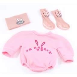 Doll Clothes for 55cm Baby Doll 22inch Doll's Clothing Sweater Dress Overall DIY Toy Outfit Set for Reborn Dolls Accessories