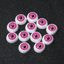10Pcs Plastic Doll Eyeballs 12/20mm Acrylic Eyes For BJD Doll Making Crafts DIY Eyes Accessories Mini Easy Use Simulation