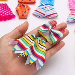 Lovely Doll Swimsuits Dollhouse Swimwear Toys Clothes Miniature Bathing Bikini Beach Outfits Play House Swimming Accessories