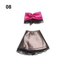 Lovely Doll Swimsuits Dollhouse Swimwear Toys Clothes Miniature Bathing Bikini Beach Outfits Play House Swimming Accessories