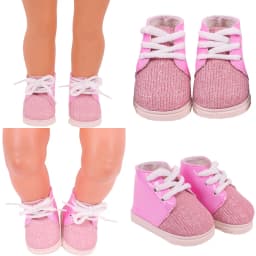 7 Cm Lace-up Sneakers Doll Clothes Shoes Accessories For 18 inch American Doll 43 Cm Baby Doll Generation Dolls Shoes,Gifts