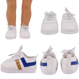 7 Cm Lace-up Sneakers Doll Clothes Shoes Accessories For 18 inch American Doll 43 Cm Baby Doll Generation Dolls Shoes,Gifts