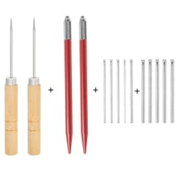 77HD DIY Hair Toll Set 0.6/0.8mm Hair Rooting Reroot Rehair Tool Holder Reproduce Hair Rooting Utensil