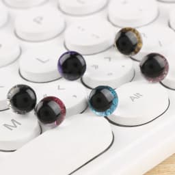 10pcs 9/12/14/16mm Glitter Crystal Eyes Dolls DIY Crafts Plastic Safety Glitter Crystal Bear Animal Puppet Stuffed Toys Parts
