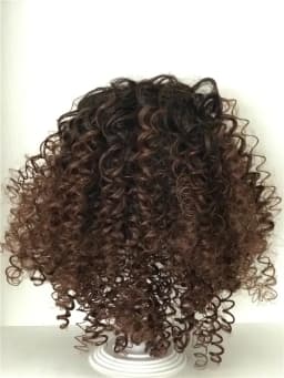 Fashion Curly hair Wig for 23inch Silicone Reborn Baby Doll Long Curly hair for 60cm Reborn Doll DIY Doll Hair Wig