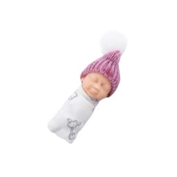 Dollhouse Miniature Simulation Baby Newborn Pvc Ornament Handle Toy Finger Doll Real Clothes Random