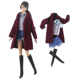 Handmade BABI CLOTHES Woolen Coat Outfit for 11.5 Inch 30cm Doll BJD Clothes Many Style Gifts for Doll Accessories #02