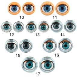 Doll Eye Accessories Doll Eyechips Doll Rolling Eyeballs DIY Doll Eyes Simulation Active Eyeball with Eyelashes