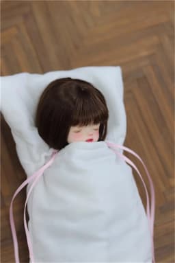 BJD Doll Protective Bag Unisex Toys Cute Girls 1/3 1/4 1/6 Uncle Outdoor White Soft Thick Sleeping Bag Gifts Doll Accessories