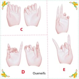 BJD Doll 1/4 Long Nail Hand Magnet Connected Applies To The Minifee Doll Body Resin Doll Figures Hand Only