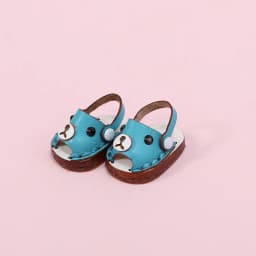 Ob11 Doll Casual Leather Cowhide Shoes Dolls Sandals Beach Shoes Toys For Obitsu11, Holala, Body9, Gsc, Ddf, Ymy 1/12bjd Doll