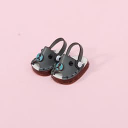 Ob11 Doll Casual Leather Cowhide Shoes Dolls Sandals Beach Shoes Toys For Obitsu11, Holala, Body9, Gsc, Ddf, Ymy 1/12bjd Doll