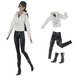 Handmade BABI CLOTHES Leather Clothing Outfit for 11.5 inch 30cm Doll Clothes Many Style Gifts for BABI Doll Accessories 03