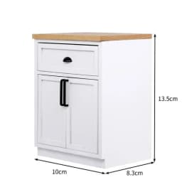1/6 Scale Dollhouse Miniature Furniture Wooden Shelf Cabinet Sink Cabinet Operator Counter Bar Dollhouse Kitchen Accessory