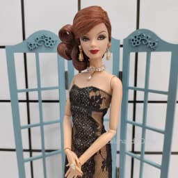 1/6 BJD/Blyth Doll Miniature Items Accessory Decoration Mini Jewelry Earring Necklace Model Accessories(Including Display Rack)