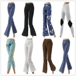 Multi-styles 30CM Doll Pants Fashion Jeans Versatile Trousers Printing Shorts Casual Wears 1/6 BJD Dolls Accessories Kids Toys
