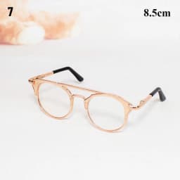 for 1/31/4 BJD Accessories For 15cm/20cm Dolls Fashion Glasses Clothes Plush Doll Eyeglasses Cute Frame Glasses