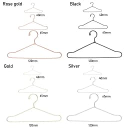 10pcs Metal Doll Dress Clothes Hangers for 1/6 Doll Clothes Mini Hangers Doll Hangers Hangers Miniature Dollhouse Furniture