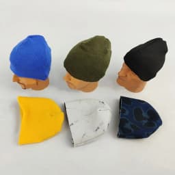 Handmade 1/6 Miniature Soldier Male Fashion Hats Doll Clothes Accessories Doll Knitted Hats For 1/6 Soldier Dolls Dollhouse Hat