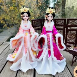 30cm Doll Full Set 1/6 Ancient Costume Clothing Bjd Doll Change Up Diy Girl Toys Dress Up Fashion Play House Birthday Gift
