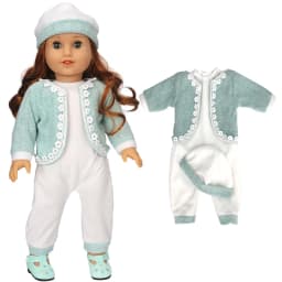 18" Girls Doll Overall Wear 43 Cm Baby Doll Clothes Rompers Children Girl Gifts