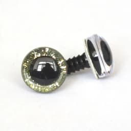 50pcs/lot New Items 16mm/20mm/25mm Trapezoid Plastic Glitter Safety Toy Eyes +white Washer For Diy Doll