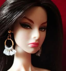 New styles Doll toy earings pretty jewelery for FR BB 1/6 dolls BBIKD24J