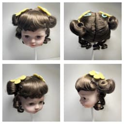 New hair Wig for 20inch to 22inch Reborn Dolls Long Strainght hair for 48-55cm Silicone Reborn Baby Doll Hair Wig
