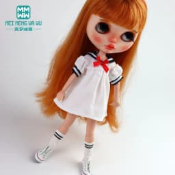 1pcs Blyth Doll Clothes Fashion JK Dress, Sailor Uniform, School Uniform for Blyth Azone OB23 OB24 1/6 Doll Accessories