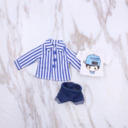 DBS Middie Blythe doll clothes Youth cute suit Little Red Hat suit Suitable for 20 cm joint body wear