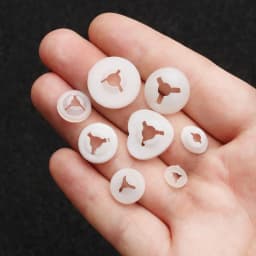 100Pcs Round Gaskets Washers for Plastic Safety Eyes Nose Back for Crochet Bear Doll Animal Toys DIY Craft Child Kids Toys